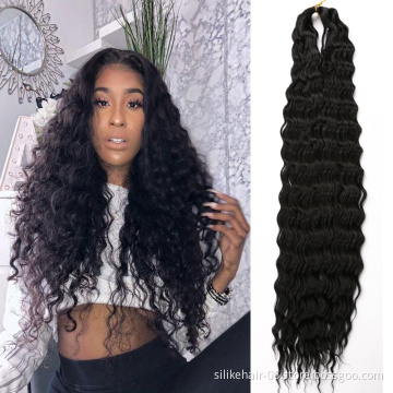 32 Zoll Zizi Tiefe Golf Synthetische Haar Rosa Ozean Welle Licht Gewicht Drag Gerade Haar ExtensionsSynthetische Licht Gewicht